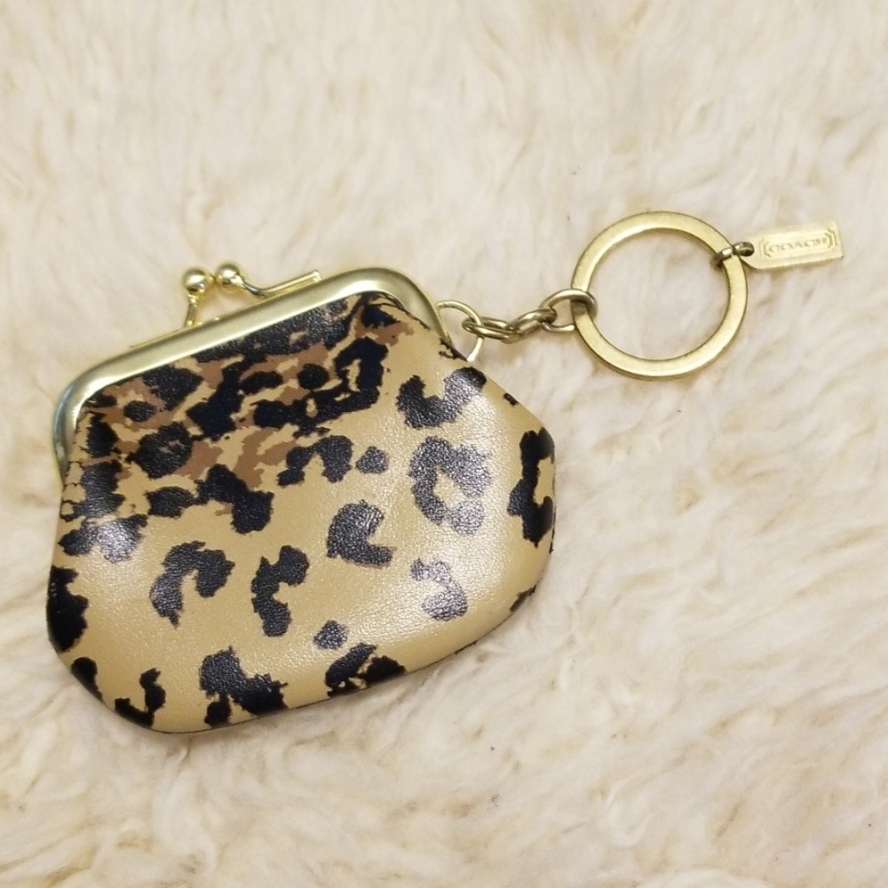 Coach Leather coin purse